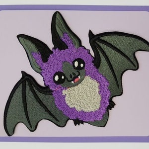 Bat Embroidered Patch comes in different sizes