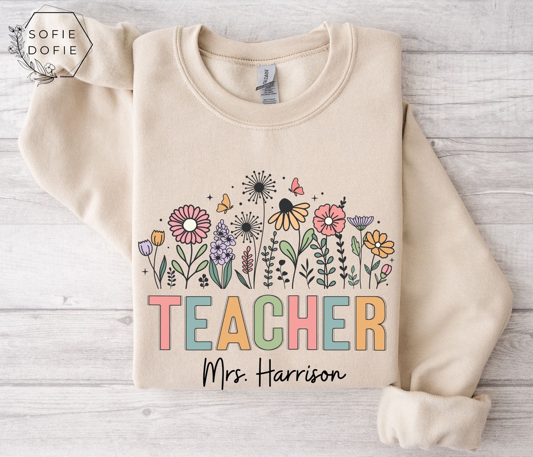 Custom Teacher Sweatshirt main image 1