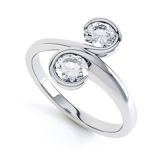 2 Stone Engagement Rings - 2 Stone Ring Designer Colorado Springs