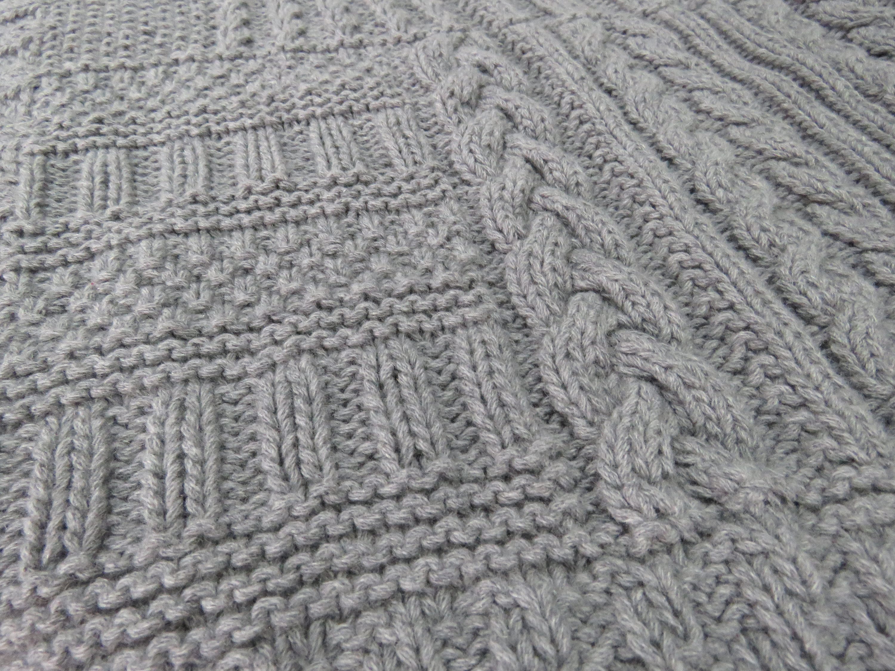 Reluxe Wrap Pattern Knit Wrap Poncho Shawl Using Chunky Weight Yarn ...