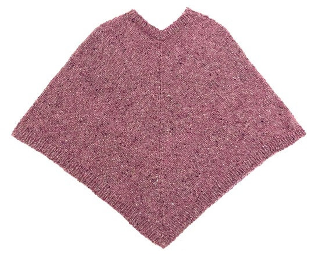 Hand Knitted Cotton Poncho, Cotton Poncho, Women Ponchos