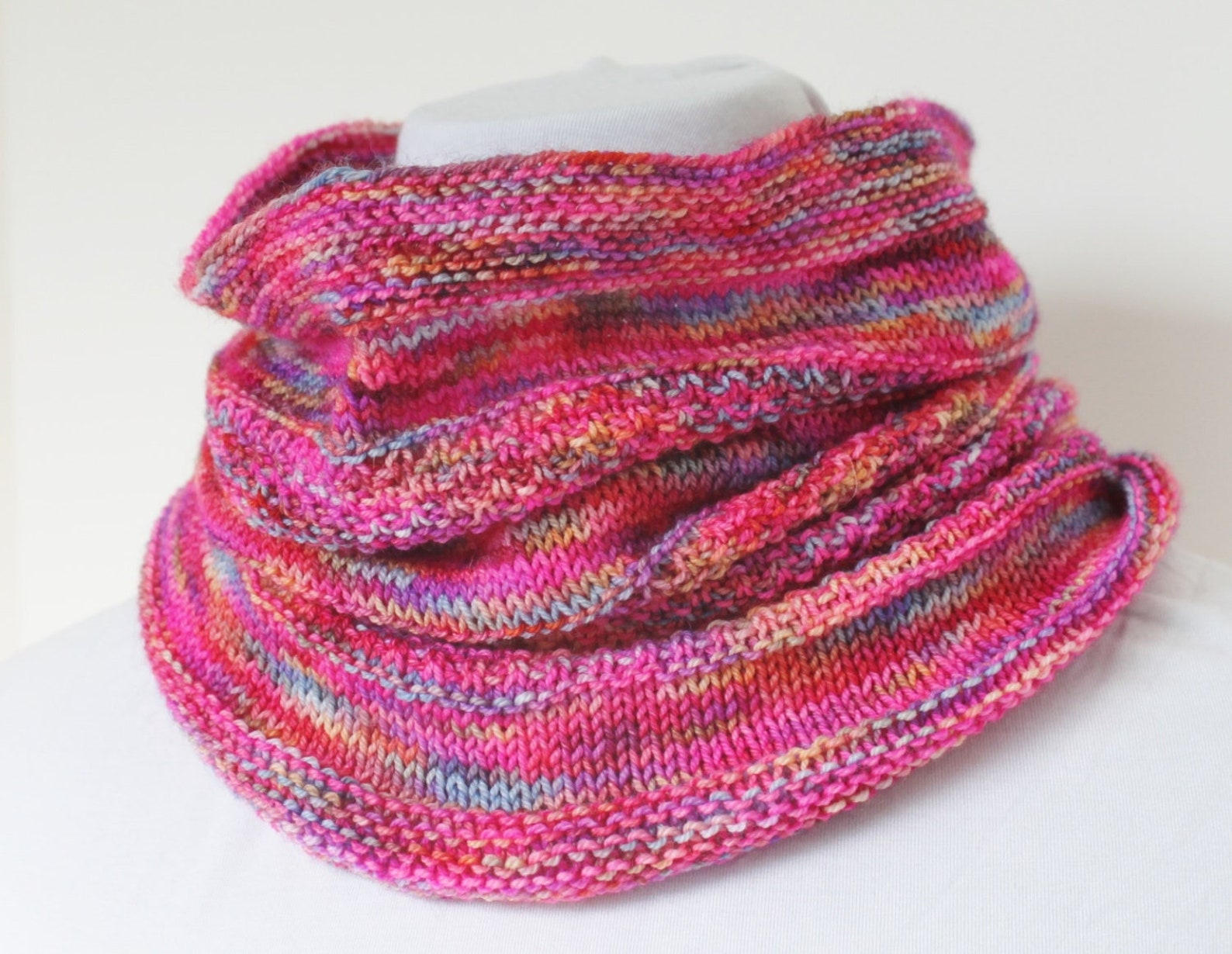 Clementine Cowl Pattern Knit Cowl Using Fingering or Sock Weight