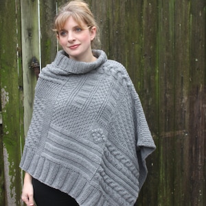 Reluxe Wrap Pattern Knit Wrap Poncho Shawl Using Chunky - Etsy