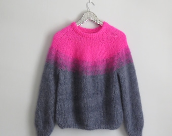 Quadruple Pullover Knitting Pattern XS 