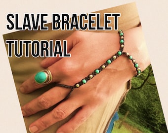 TUTORIAL Slave Bracelet / Macrame Slave Bracelet Pattern