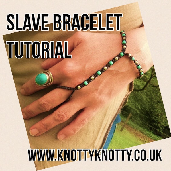 TUTORIAL Slave Bracelet / Macrame Slave Bracelet Pattern