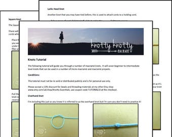 TUTORIAL Macrame-knopen / Macrame-knopen DIY