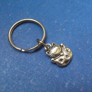 Maneki-Neko Keyring - Cat Keyring - Lucky Cat - Good luck Charm