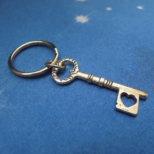 Key Keychain - Skeleton Key Keyring - Magic Key - Key Magic - Key to Heart