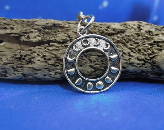 Moon Phase Keyring - Moon Phase - Celestial Keyring - Moon Keyring