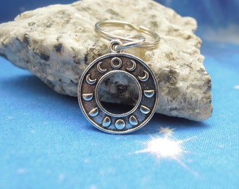 Moon Phase Keyring - Moon Phase - Celestial Keyring - Moon Keyring