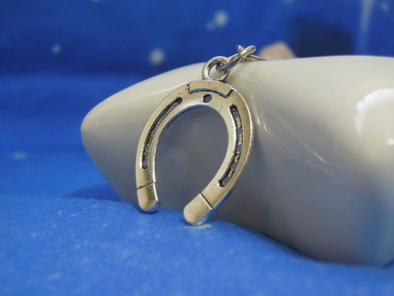 Horseshoe Keyring Lucky Charm Horseshoe Charm Good Luck Etsy