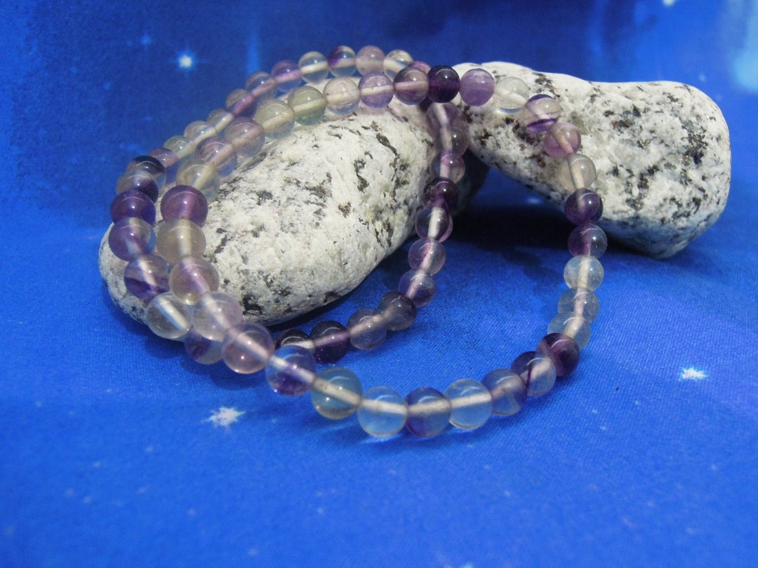 Fluorite Bracelet 6mm Fluorite Fluorite Crystal Fluorite Etsy