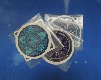 Pentacle Stickers - Pentagram Stickers - Witch Stickers