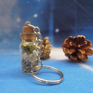 Calming Spell Keyring Anxiety Talisman Calming Bottle Anxiety Relief image 4