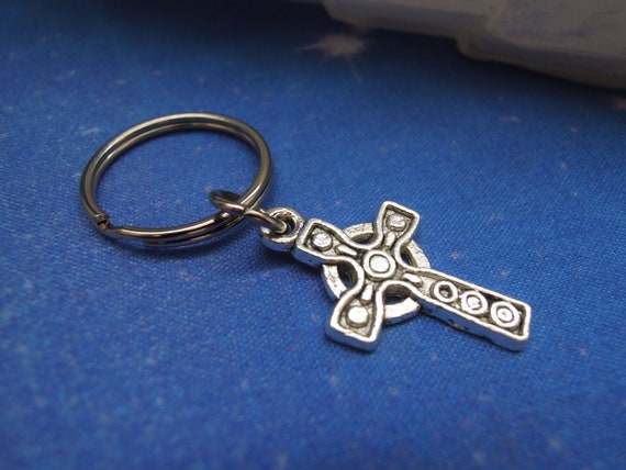 celtic cross keychain