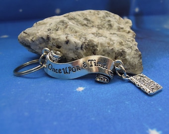 Once Upon a Time Keyring - Fairy Tale Keyring - Once Upon a Time Story Book