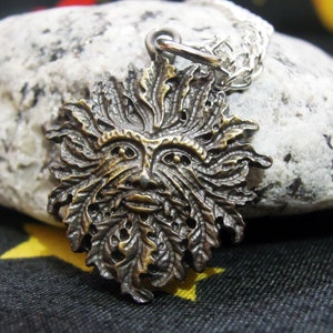 Green Man Pendant - Geen Man Necklace - Jack in the Green - Nature Spirit