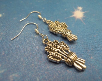 Wheat Sheaf Earrings - Sheaf Earrings - Harvest Earrings - Farming