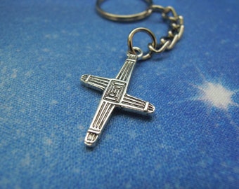 Bridget's Cross Keyring - Saint Bridget's Cross - Celebrate Imbolc & St. Brigid's Feast Day -  Home Blessing - St Brighid/Bridie - Wiccan
