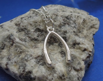 Wishbone Necklace - Good Luck Charm - Wishbone Pendant - Lucky Charm
