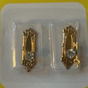 Dollshouse Miniature Hardware Crystal Opryland Knob 1:12 Scale for Door 1143