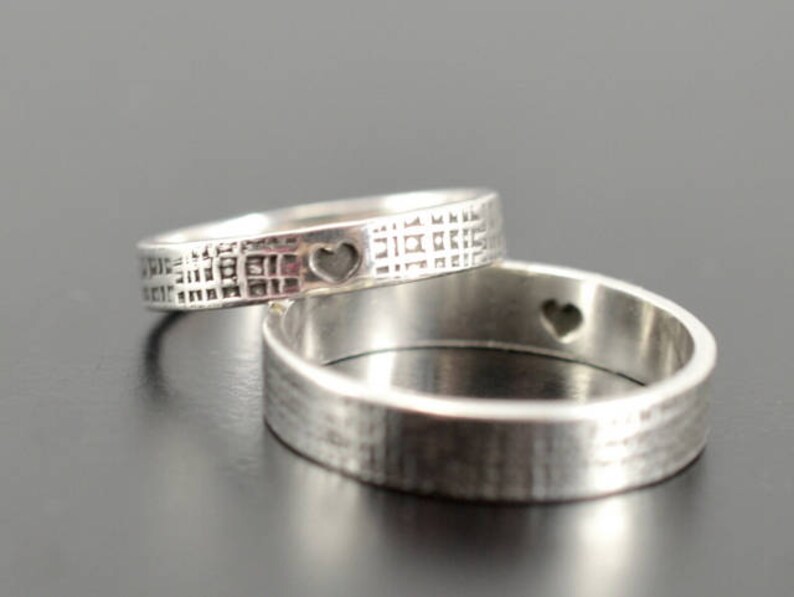 Matching rings Set of 2 rings Mother daughter ring Promise Etsy