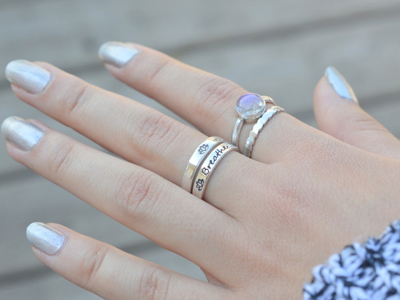 Lotus Ring Lotus Flower Ring Yoga Ring Zen Ring Yoga Etsy