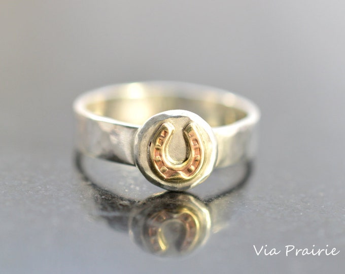 Horse Shoe Ring Horse Shoe Jewelry Cowboy Ring Cowgirl Etsy