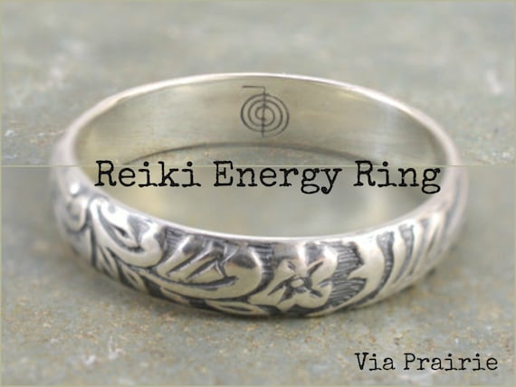 Reiki Ring Fire Finger Ring Chokurei Ring Reiki Reminder Ring
