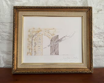 Hebrew Calligraphy Art Print, All Words of Torah, Inspirational Gift