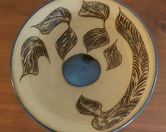 Hebrew Blessing and Mindfulness Bowl: “Hinneni!" made by Mother and Daughter Nina Gordon & Sonia Gordon-Walinsky