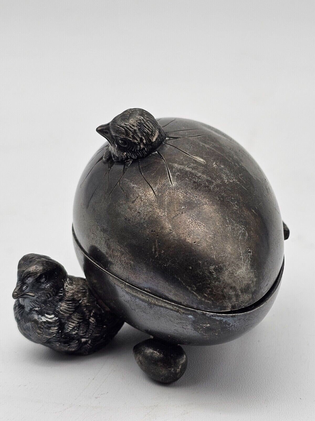Antique Egg Trinket Box - Etsy