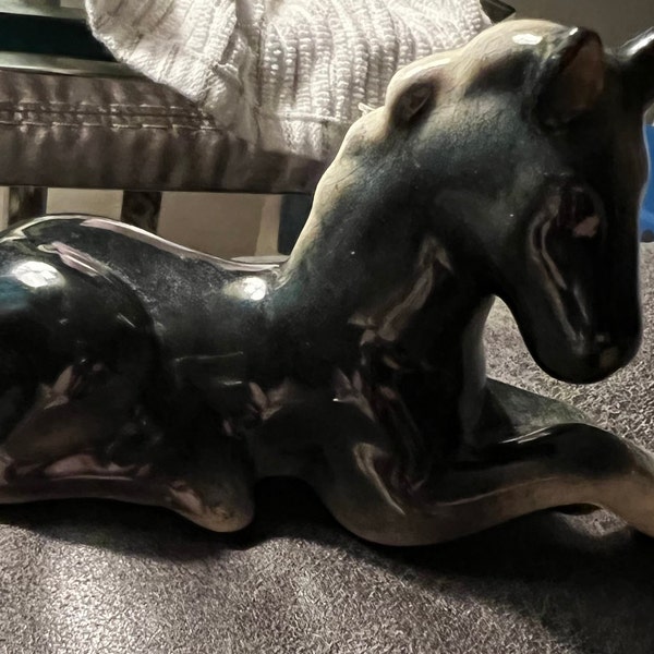 Fine 1950’s Beautiful Glazed Horse Pottery/Ceramic Horse Genevieve Glendale Cali