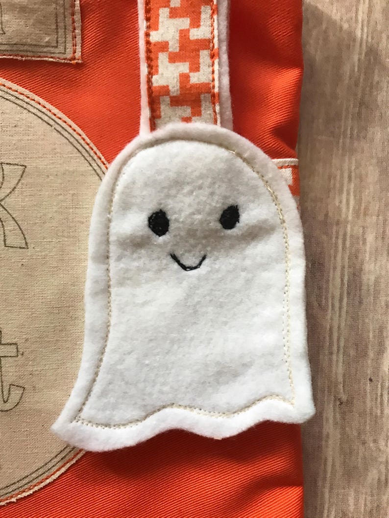 Trick or Treat Halloween Bag Personalized Kids First Halloween Candy Bag Halloween Tote Bag Halloween Ghost