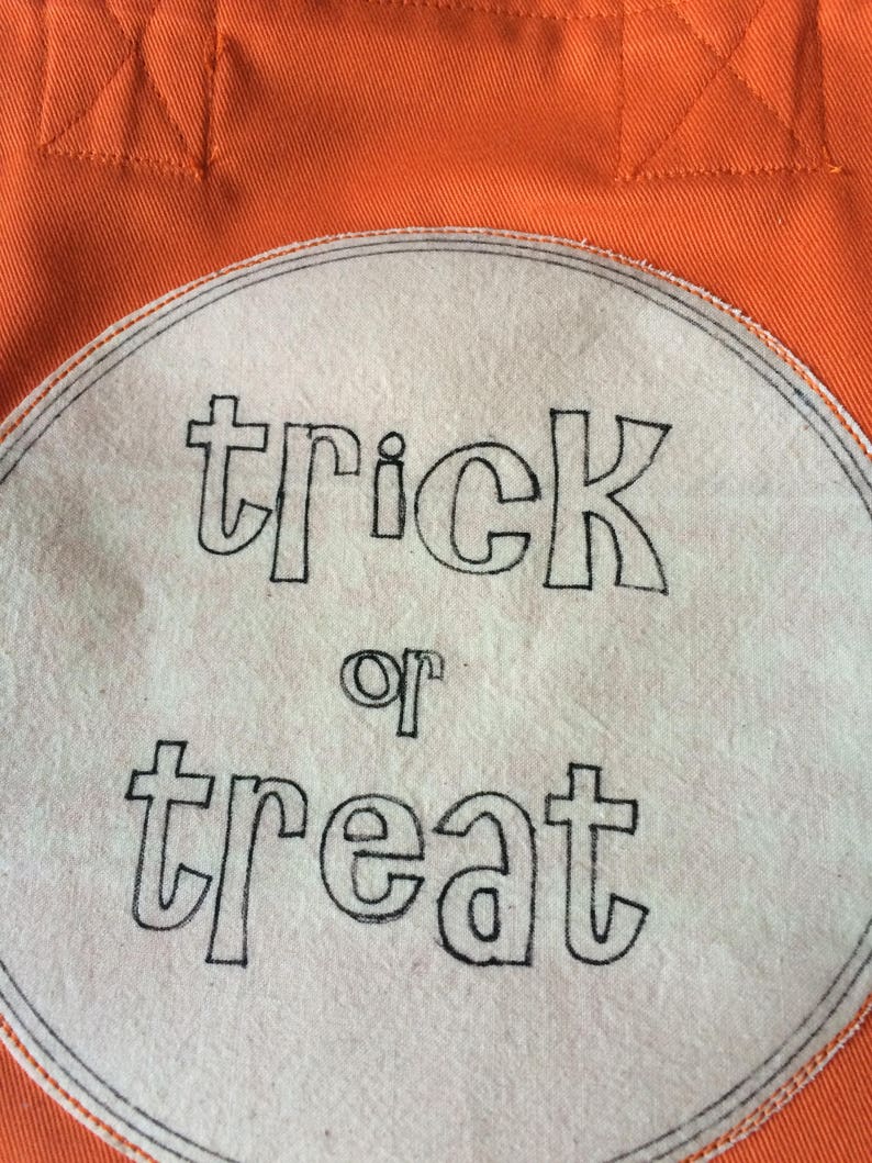 Trick or Treat Halloween Bag Personalized Kids First Halloween Candy Bag Halloween Tote Bag Halloween Ghost