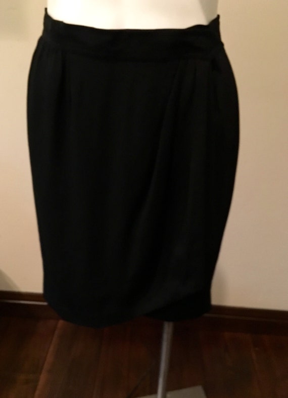 Vintage Black YSL Skirt