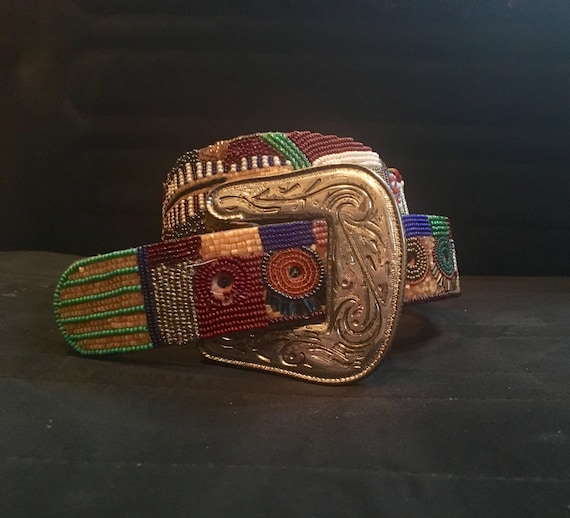 Bradley Levin Hand Beaded Belt