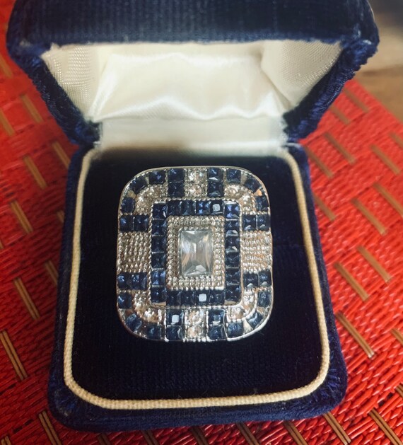 Sterling silver gorgeous statement ring - image 1