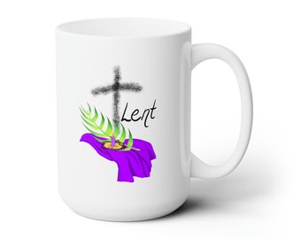 Lent Ceramic Mug 15oz