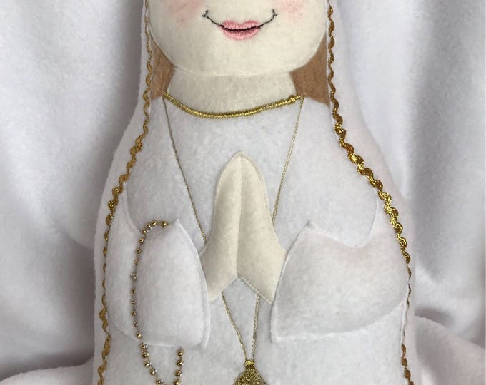Our Lady of Fatima Doll, 100 Year Anniversary of Fatima, Virgin Mary Doll, Our Lady, Our Lady of