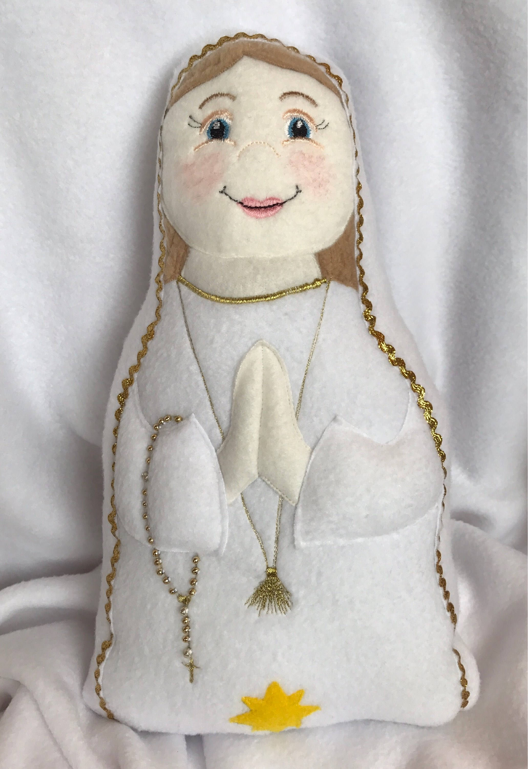 Our Lady of Fatima Doll, 100 year Anniversary of Fatima, Virgin Mary Doll, Our Lady, Our Lady of