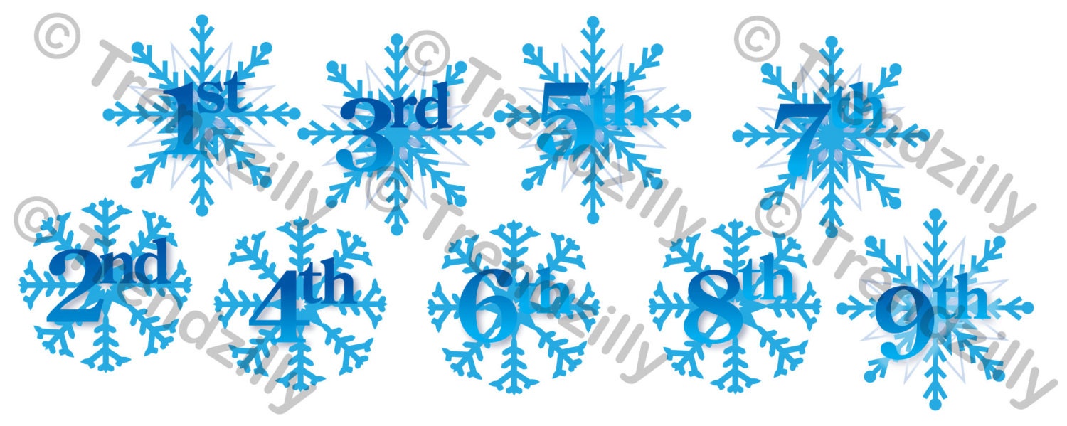 snowflake frozen birthday banner number add on snowflake party banner numbers