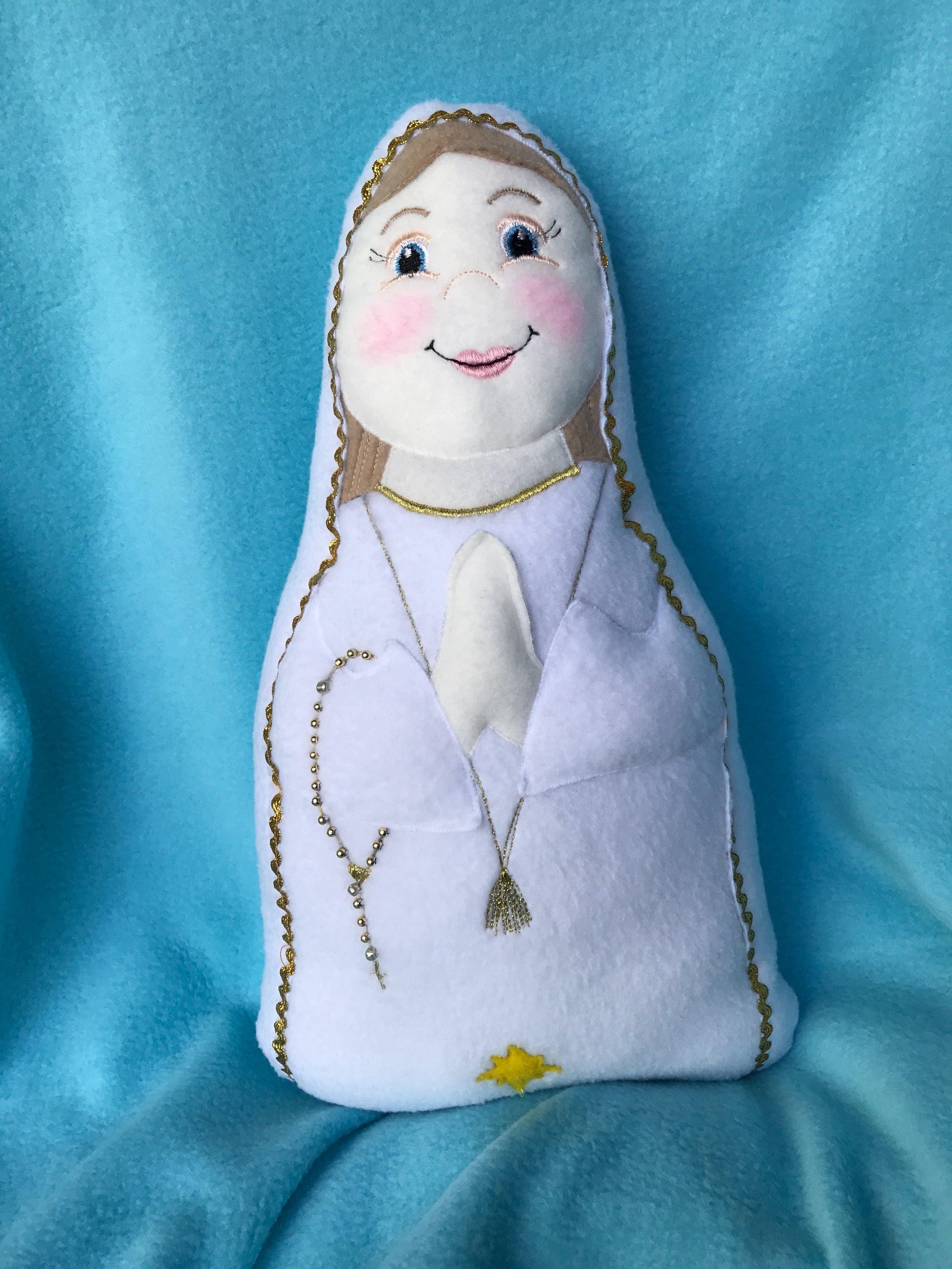 Our Lady of Fatima Doll, 100 year Anniversary of Fatima, Virgin Mary Doll, Our Lady, Our Lady of