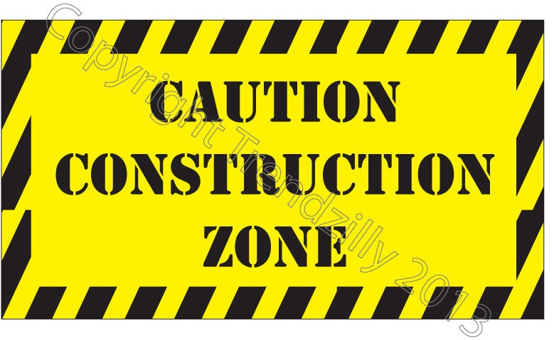 Construction Party Signs Instant Download. Construction Road signs ...