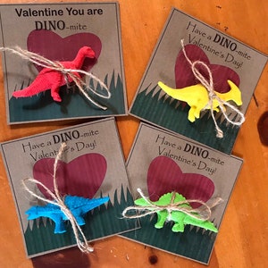 Dinosaur Valentine Card Printables, Dinosaur Kids Printable Valentine, Dino Card Valentine, Valentines, Valentine&#39;s Day, Instant Download