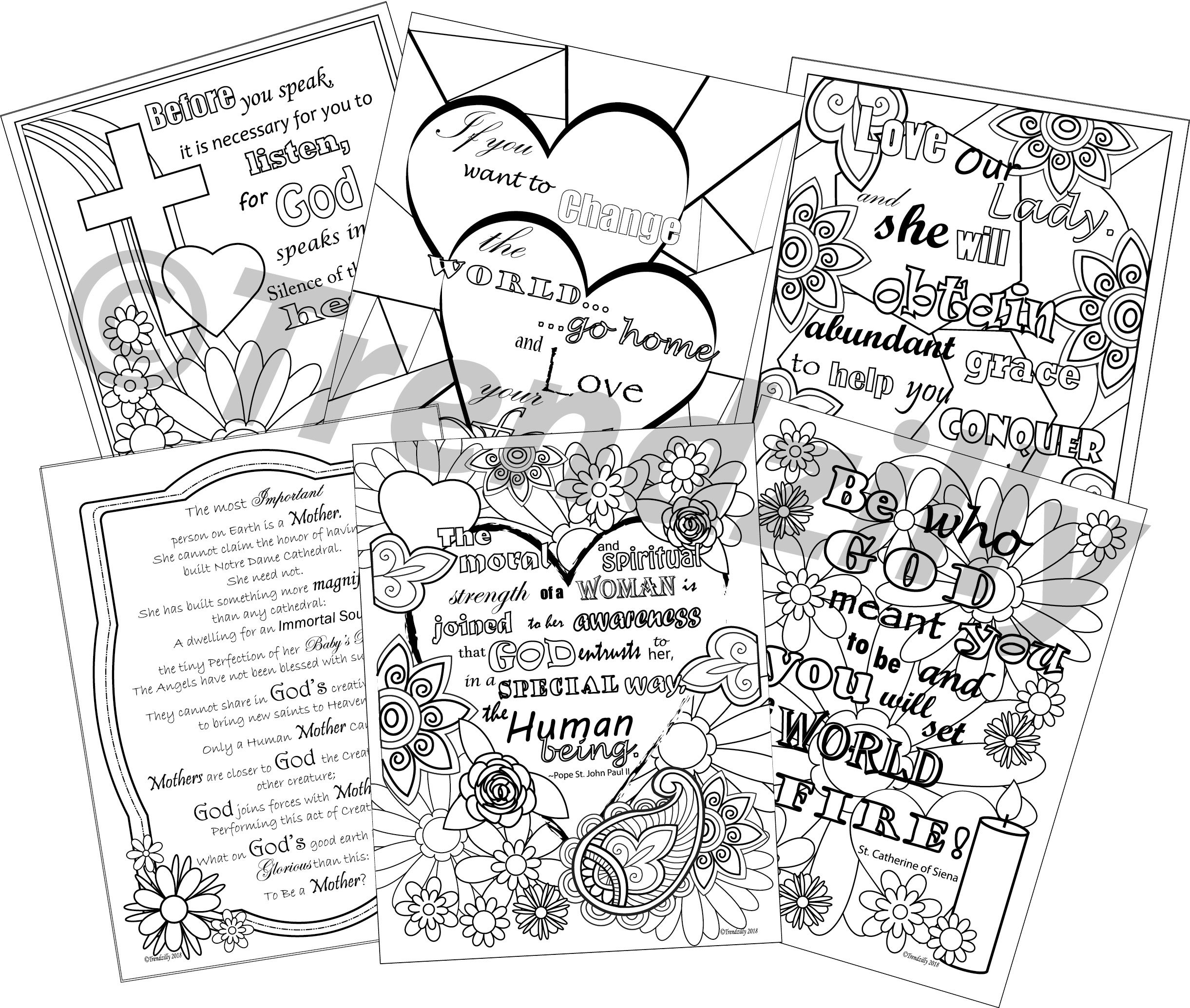 Coloring Book For Mothers Adult Coloring Book