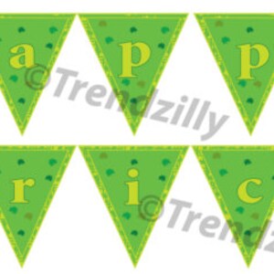 St Patrick's Day Banner, St. Patricks Day Party Decor, St Patty's Party Banner, St Patricks Party Signs, Printable Instant download.