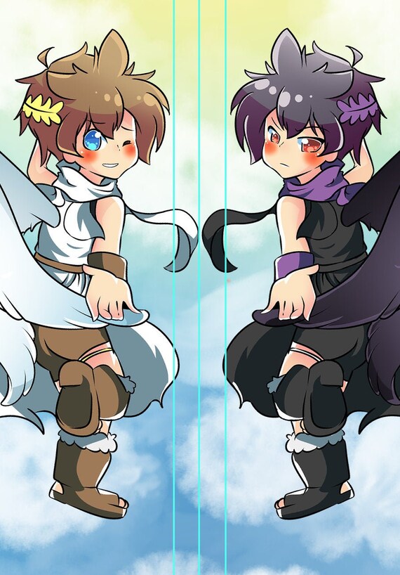 Kid Icarus Mini Daki Keychain Etsy