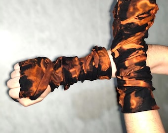 Shaman Fingerless Gloves | Elf | Hunter | Reinfair Accessories | Renaissance | Larp | Festival | Distressed | Fall out | Wastelan
